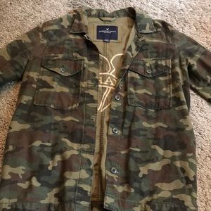 American Eagle camo jacket